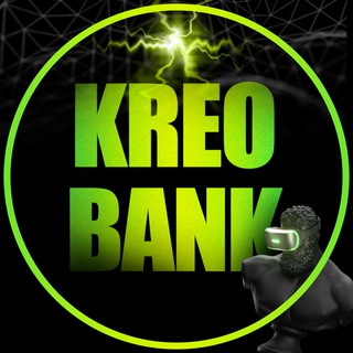 Логотип телеграм спільноти - KreoBank │ Референси │ Креативи │ Ідеї для реклами │ Натхнення | Банери | Графічний дизайн | Реклама