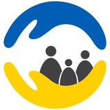 Логотип телеграм спільноти - Український координаційний центр Дрезден