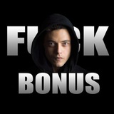 Логотип телеграм спільноти - FUCK BONUS