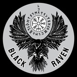 Логотип телеграм спільноти - Black Raven