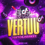 Логотип телеграм спільноти - VERTUU TIKTOK MARKET ♪