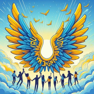 Telegram community logo — 🇺🇦Фронт Вільних Крил 🇺🇦