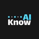 Logo de la comunidad de Telegram — KnowAI — Твій світ ШІ