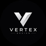 Логотип телеграм спільноти - Vertex Design | UI/UX