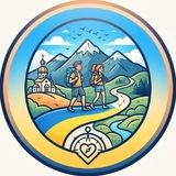 Логотип телеграм спільноти - Подорожі Україною 🗺