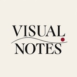 Логотип телеграм спільноти - VISUAL NOTES 