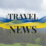 Логотип телеграм спільноти - Travel News 🌍 Україна 🇺🇦
