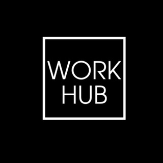 Логотип телеграм спільноти - work_hub | віддалені вакансії