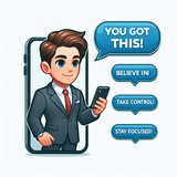 Logo de la comunidad de Telegram — Мотиваційний Лідер