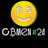 Telegram community logo — ObmenAT24 - обмін криптовалют | USDT | BTC | ETH | USD | EURO | UAH | Крипта | Перекази по світу