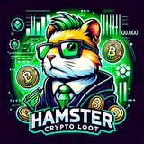 Логотип телеграм спільноти - HAMSTER CRYPTO LOOT 🇺🇦