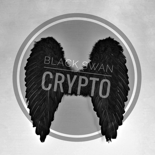 Логотип телеграм спільноти - BLACK SWAN CRYPTO