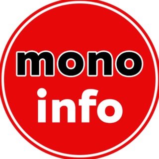 Логотип телеграм спільноти - Mono info