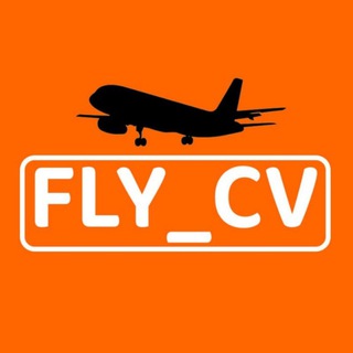 Логотип телеграм спільноти - FLY_CV✈️