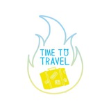 Логотип телеграм спільноти - ГАРЯЧІ ТУРИ "TIME TO TRAVEL"