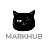 Логотип телеграм спільноти - MARKETING HUB | Digital-простір