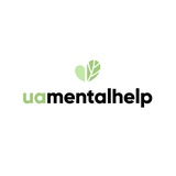 Логотип телеграм спільноти - UA MENTAL HELP 🇺🇦🌿
