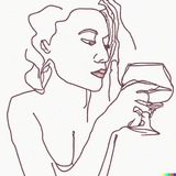 Логотип телеграм спільноти - секс, стосунки та вино