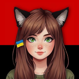 Логотип телеграм спільноти - Бандерівська Киця