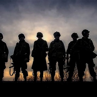 Логотип телеграм спільноти - ДШВ. Брати по зброї.