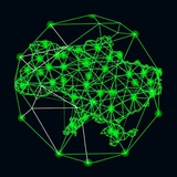 Telegram community logo — Зелена Україна