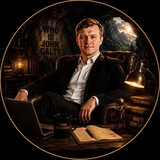 Логотип телеграм спільноти - Пещера Джона Голта