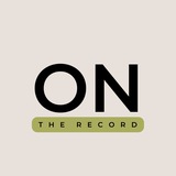 Логотип телеграм спільноти - on the record | media&amp;culture