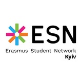 Логотип телеграм спільноти - ESN Kyiv 🇺🇦