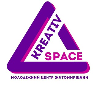 Логотип телеграм спільноти - МЦ Житомирщини #kreativ_space