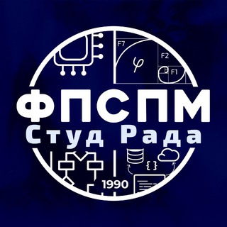 Логотип телеграм спільноти - СтудРада ФПСПМ КПІ 🇺🇦