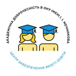 Логотип телеграм спільноти - Доброчесне середовище ОНУ
