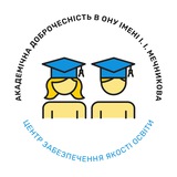 Логотип телеграм спільноти - Доброчесне середовище ОНУ
