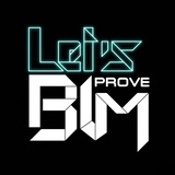 Логотип телеграм спільноти - Let's BIMprove