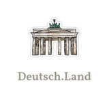 Логотип телеграм спільноти - Deutsch.Land