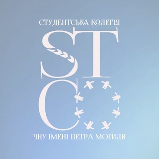 Логотип телеграм спільноти - Студентська колегія ЧНУ ім. Петра Могили