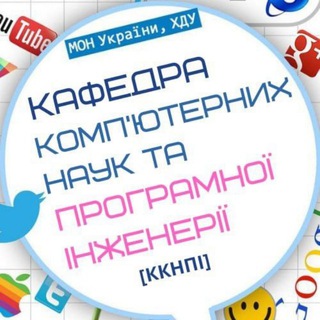 Логотип телеграм спільноти - Кафедра комп&#39;ютерних наук та програмної інженерії