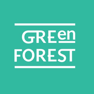 Логотип телеграм спільноти - Green Forest | Англійська мова