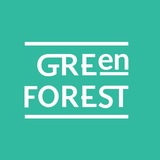 Логотип телеграм спільноти - Green Forest | Англійська мова