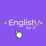 Логотип телеграм спільноти - English for IT &amp; from IT 🇺🇦 | WannaBlab