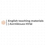 Логотип телеграм спільноти - English teaching materials | Англійська НУШ