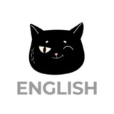 Логотип телеграм спільноти - CATENGLISH | Англійська для кар'єри