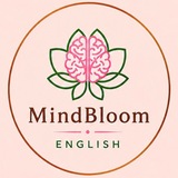 Логотип телеграм спільноти - English 🇺🇸🇬🇧 | MindBloom🪷