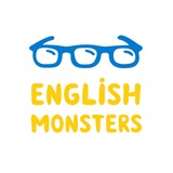 Логотип телеграм спільноти - English Monsters