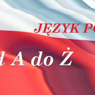 Логотип телеграм спільноти - JĘZYK POLSKI OD A DO Ż