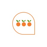 Логотип телеграм спільноти - Speaking club "зібралися спікати 🍊🧡"