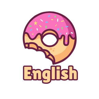 Логотип телеграм спільноти - engldonuts