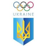 Логотип телеграм спільноти - НОК України та олімпійська команда/NOC of Ukraine and the Olympic Team