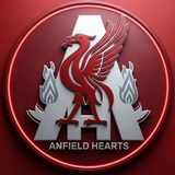 Логотип телеграм спільноти - Anfield Hearts | Ліверпуль