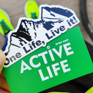 Логотип телеграм спільноти - Active Life (RUN - Bike - Hike)