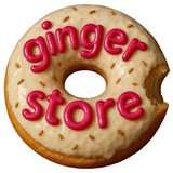 Логотип телеграм спільноти - GINGER STORE 🍩